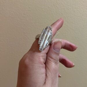 Park lane silver tone ring sz 10